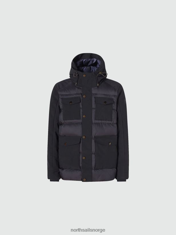 breparkas North Sails menn marineblå klær H4N2FN847
