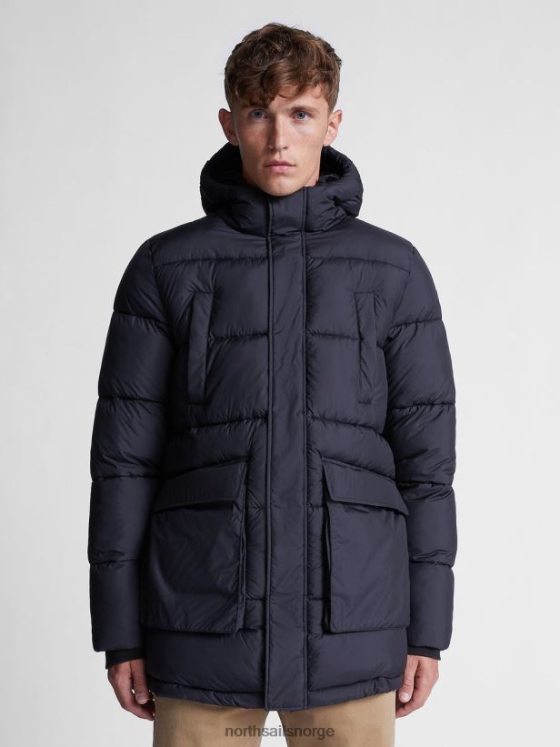 dock parka North Sails menn svart klær H4N2FN1314