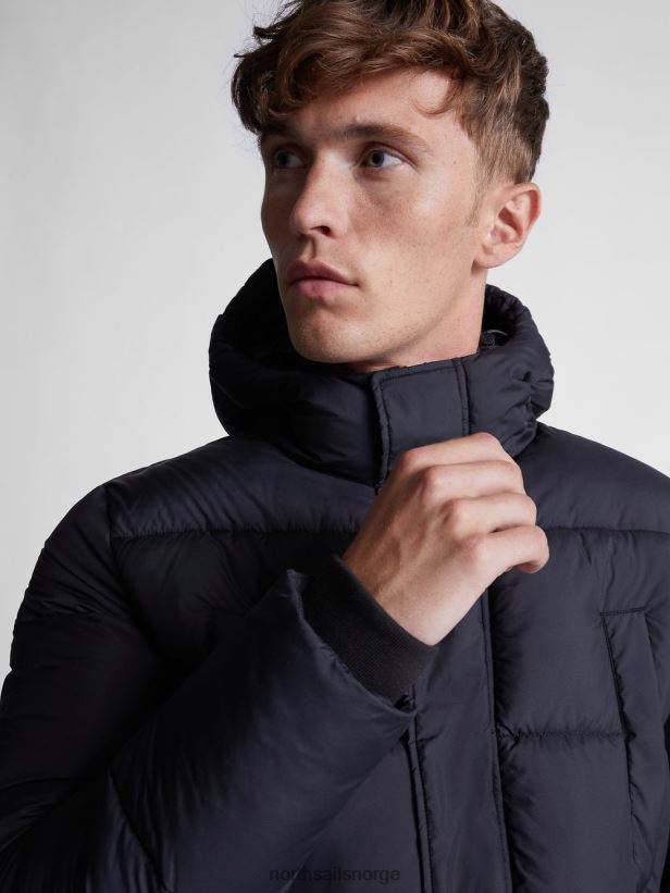 dock parka North Sails menn svart klær H4N2FN1314