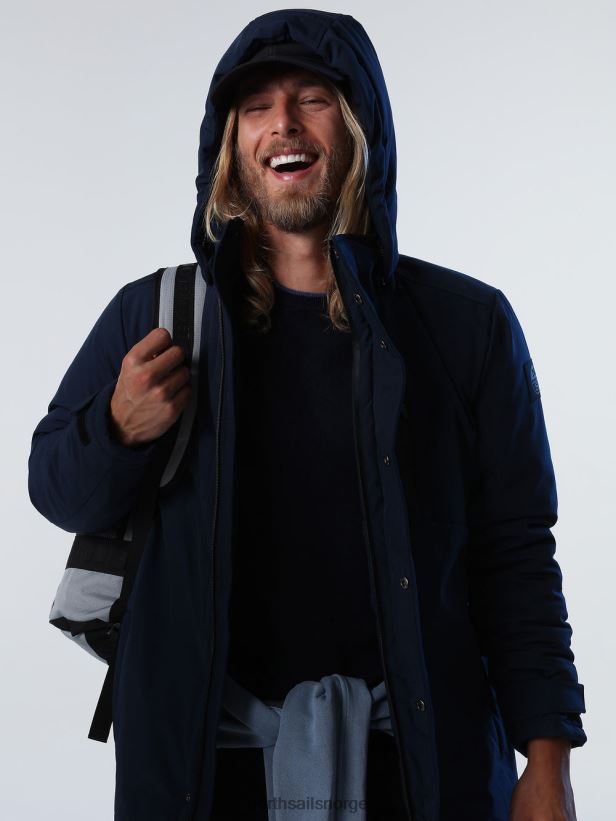 varberg parkas North Sails menn marineblå klær H4N2FN759