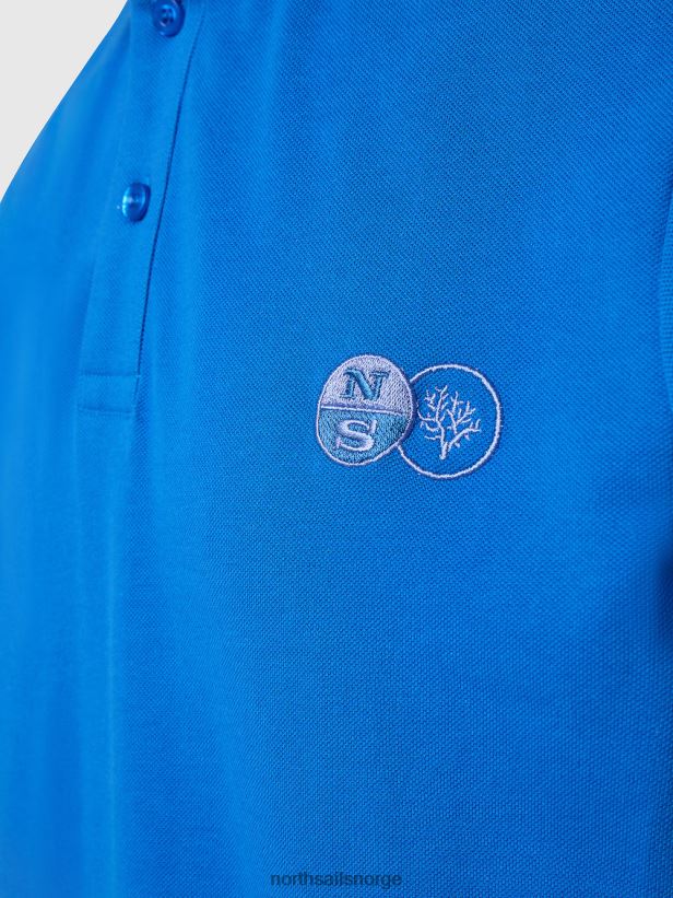 coral gardeners poloskjorte North Sails menn sterkt blått klær H4N2FN66