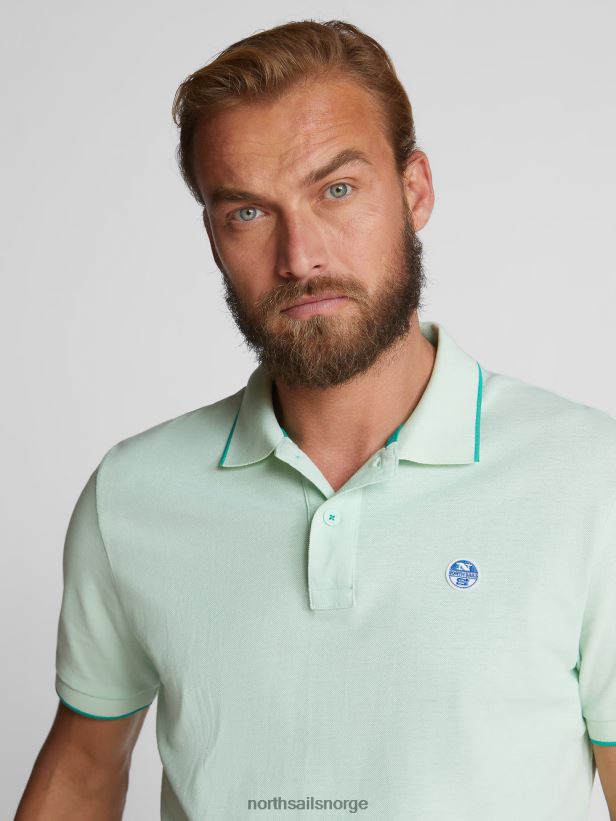 poloskjorte med trykk North Sails menn sjøvann klær H4N2FN1056