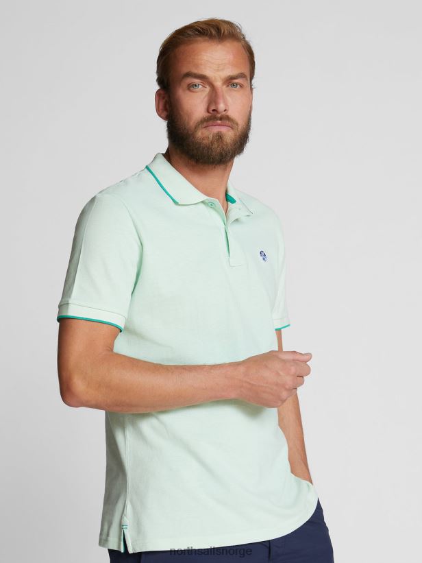 poloskjorte med trykk North Sails menn sjøvann klær H4N2FN1056