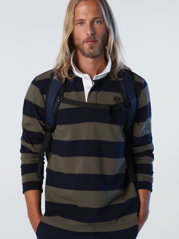 stripete poloskjorte North Sails menn kombo 2 klær H4N2FN1002