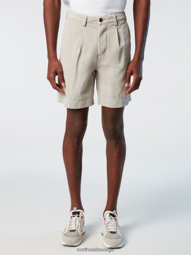 chino-shorts med folder North Sails menn due klær H4N2FN368