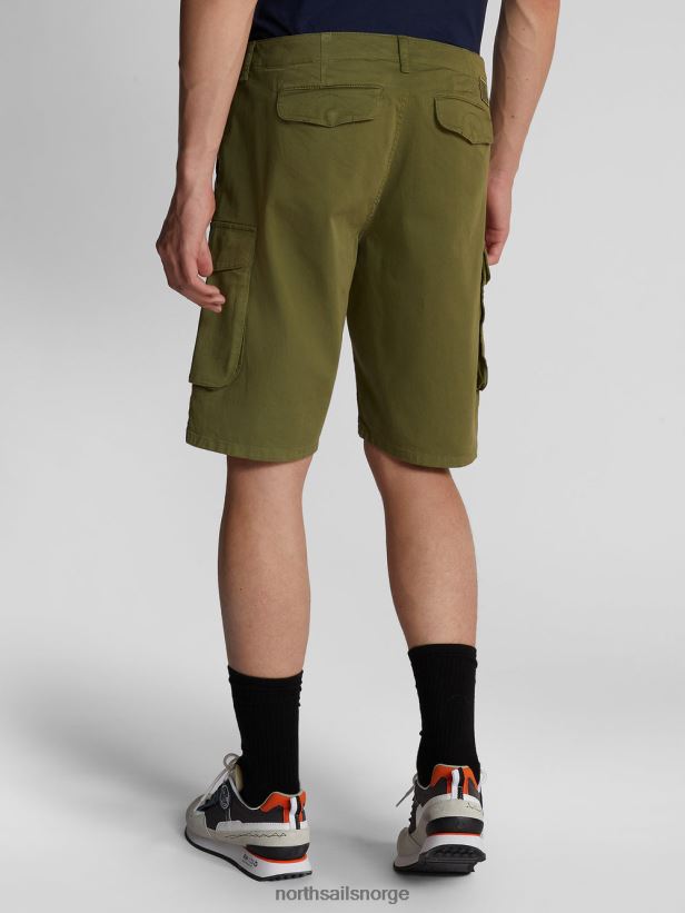 gabardine cargo shorts ranger 1937 North Sails menn olivengrønn klær H4N2FN1084