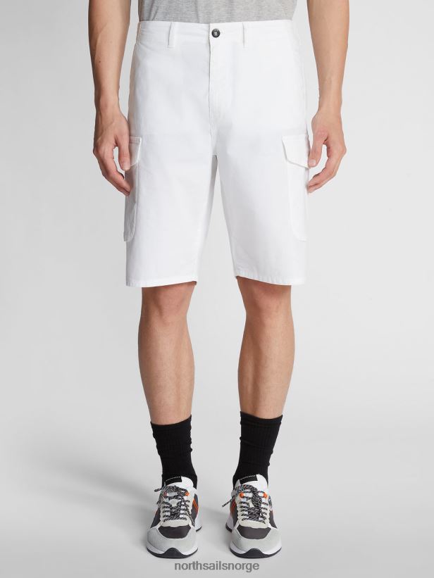 poplin cargo shorts ranger 1937 North Sails menn hvit klær H4N2FN1165