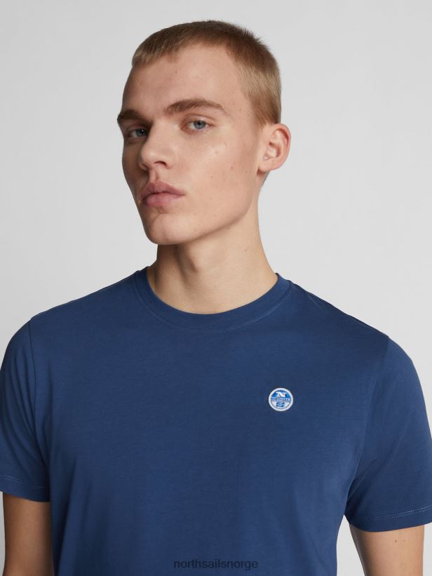 kortermet t-skjorte North Sails menn mørk denim klær H4N2FN1274