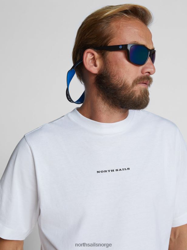 oversized t-skjorte North Sails menn hvit klær H4N2FN1252