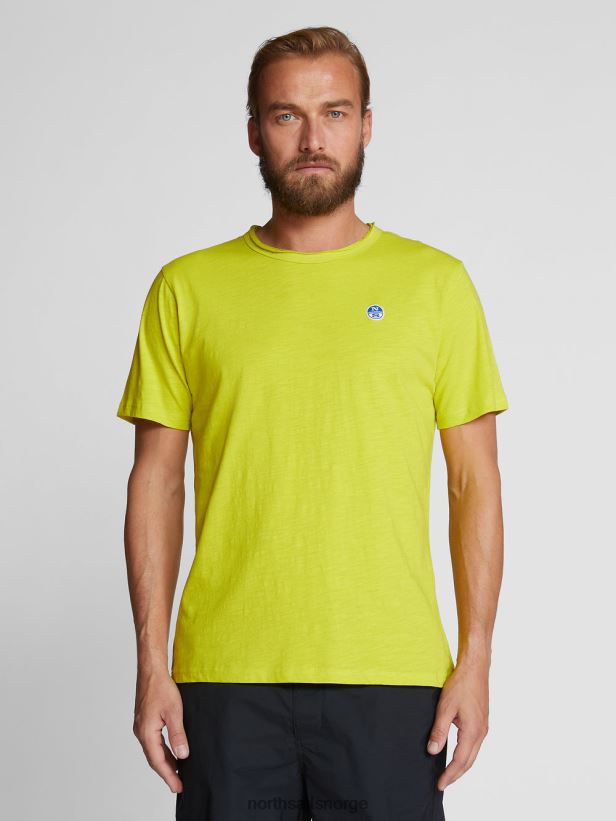 t-skjorte med trykk North Sails menn svovel vår klær H4N2FN1122