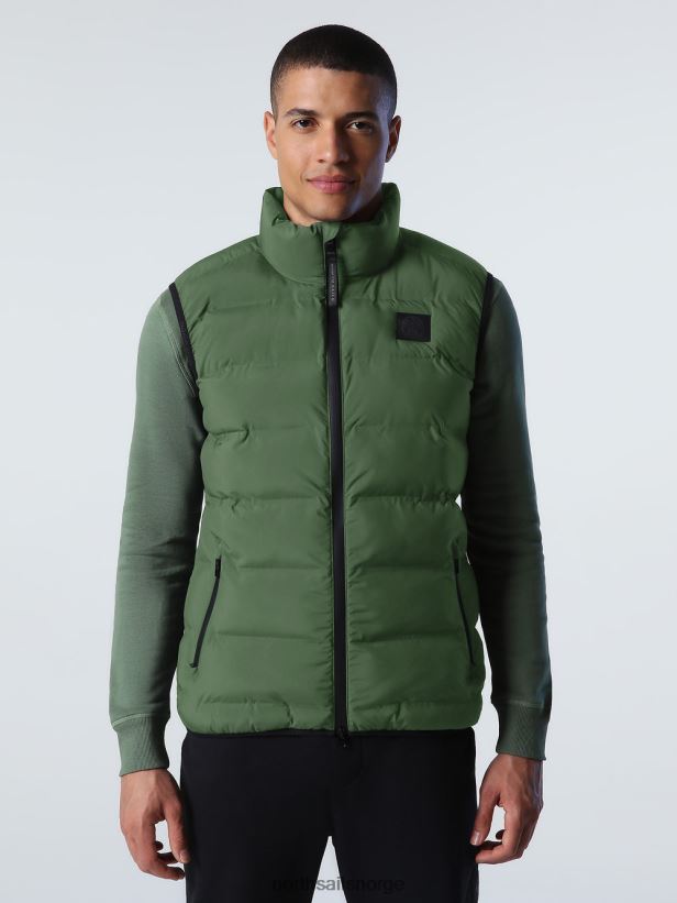 skyen vest North Sails menn bronse grønn klær H4N2FN1030