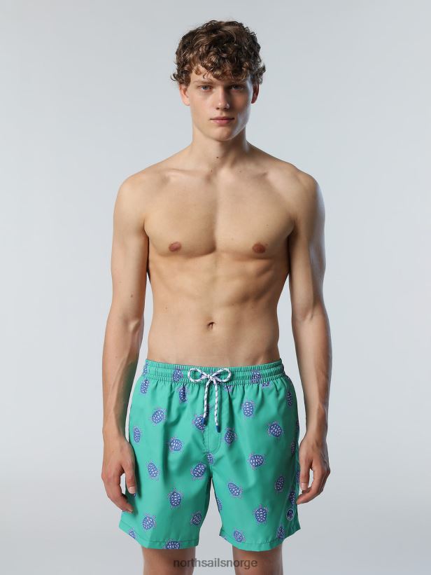 badeshorts med all-over print North Sails menn kombinasjon 13 strandtøy H4N2FN383