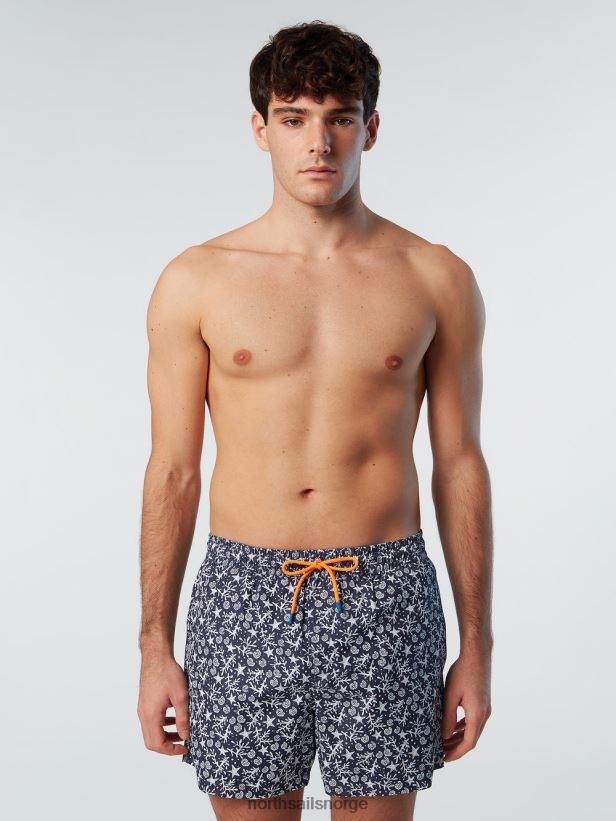 badeshorts med all-over print North Sails menn kombinasjon 74 strandtøy H4N2FN424