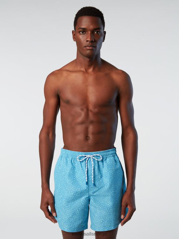 badeshorts med ferskenskinn-finish North Sails menn kombinasjon 76 strandtøy H4N2FN377