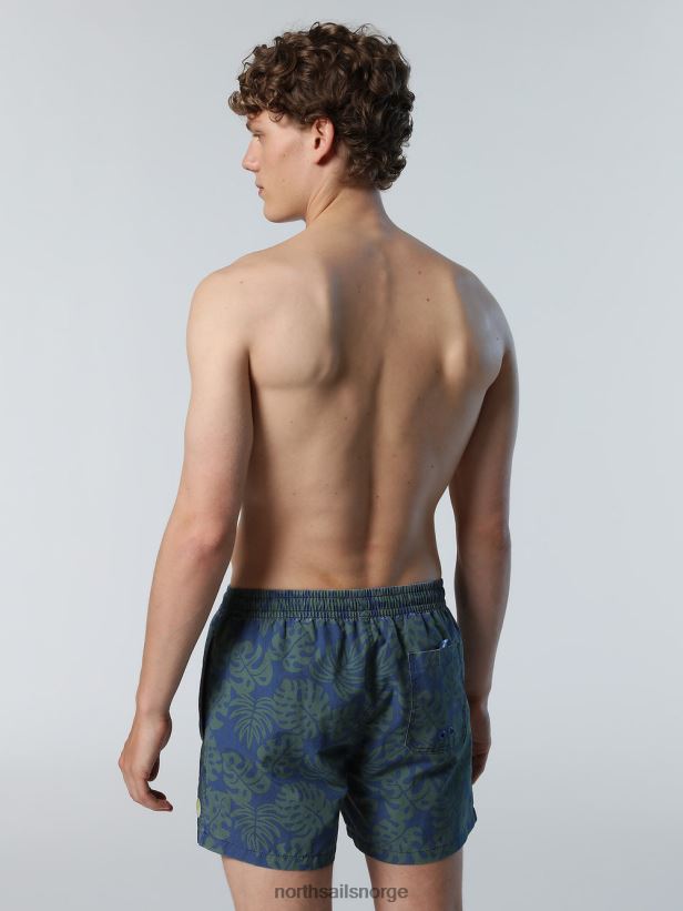 badeshorts med tropisk trykk North Sails menn kombinasjon 34 strandtøy H4N2FN416