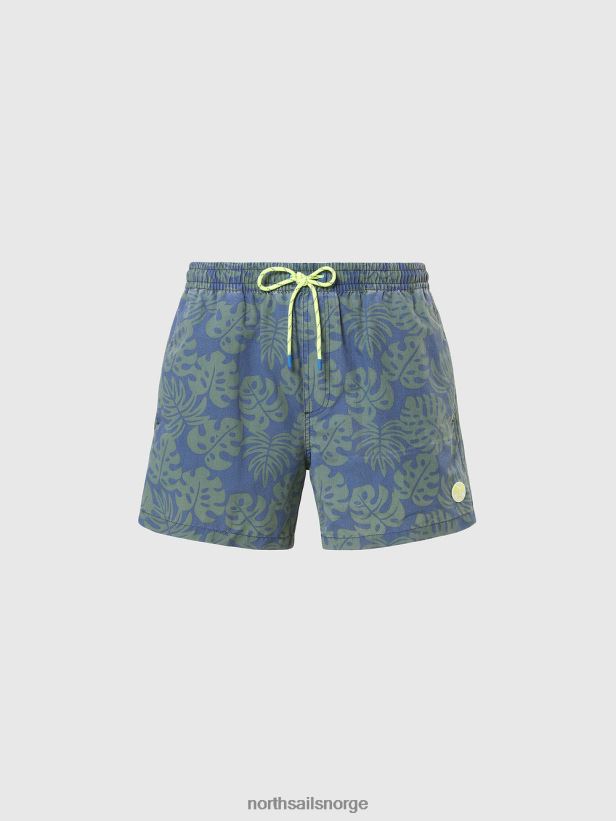 badeshorts med tropisk trykk North Sails menn kombinasjon 34 strandtøy H4N2FN416