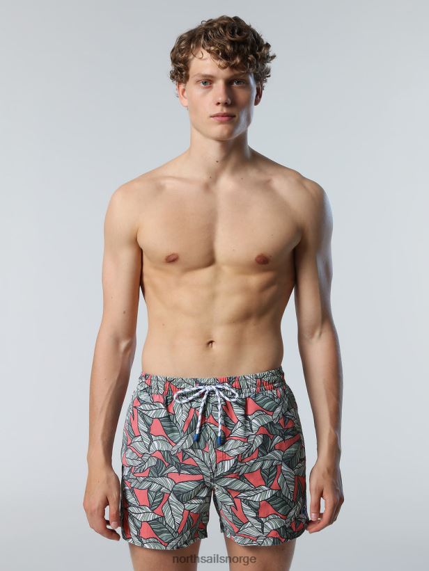 badeshorts med tropisk trykk North Sails menn kombinasjon 35 strandtøy H4N2FN417
