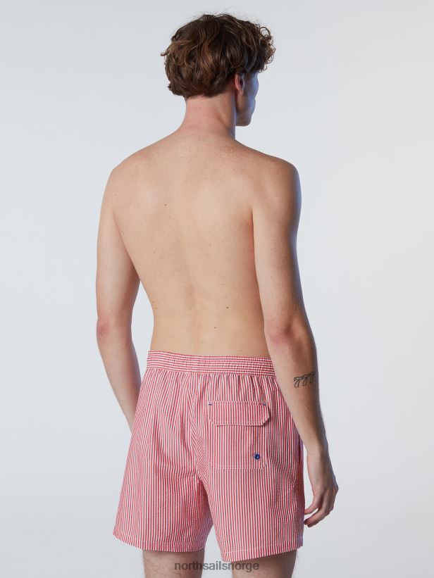 stripete seersucker badeshorts North Sails menn kombo 2 strandtøy H4N2FN407