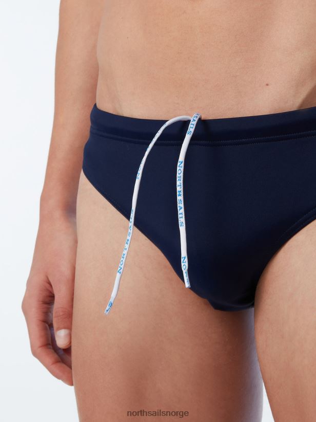 resirkulert nylon badetruse North Sails menn marineblå strandtøy H4N2FN413