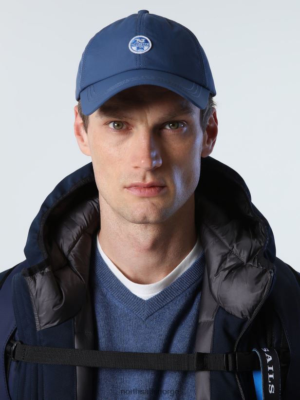 resirkulert nylonhette North Sails menn mørk denim tilbehør H4N2FN753